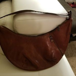 Max new York leather hobo bag